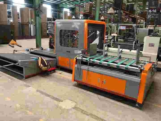 Scatola automatica arancio che incolla macchina 1600kg per il CE ondulato della scatola