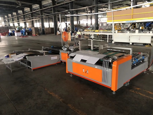 Grey Automatic Box Gluing Machine polare 1310mm 100m/min una garanzia di anno