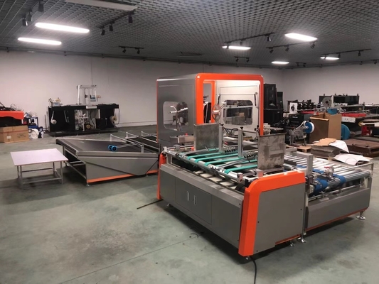 alimentazione automatica della macchina di Gluer della cartella della scatola di carta di 1300mm×1050mm