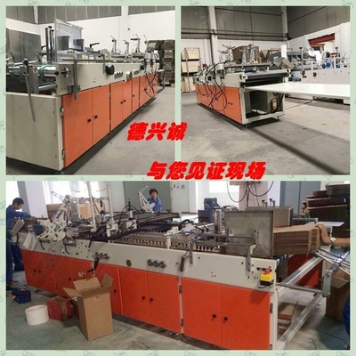 Contenitore arancio di cartone che incolla macchina 100m/min per la fabbrica della bevanda