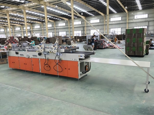 Macchina ondulata 100m/min di Gluer della cartella del contenitore di cartone del CE con i pezzi di ricambio liberi